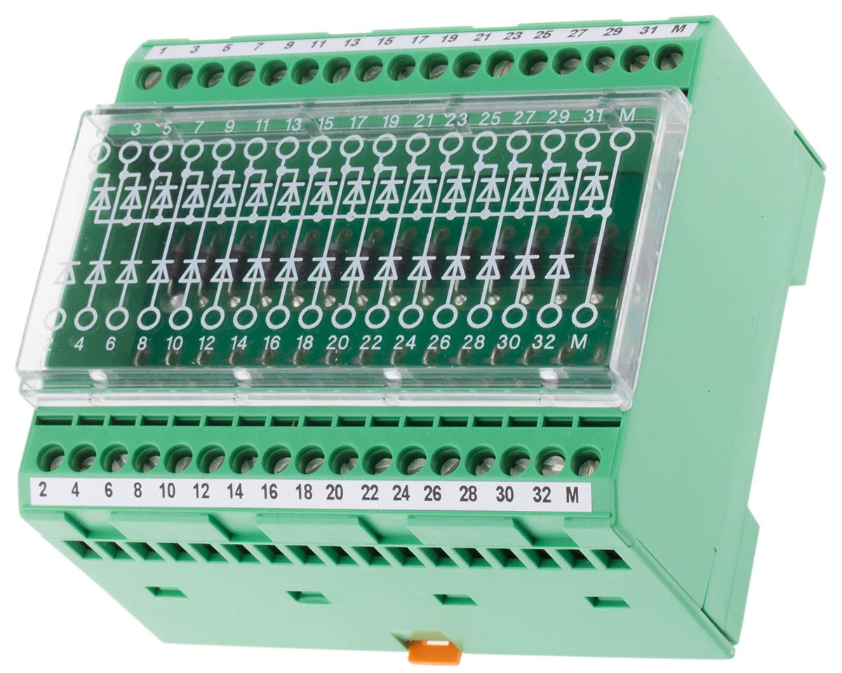 2954785 Phoenix Contact EMG 90DIO 32M/LP Modular Terminal Block, 250