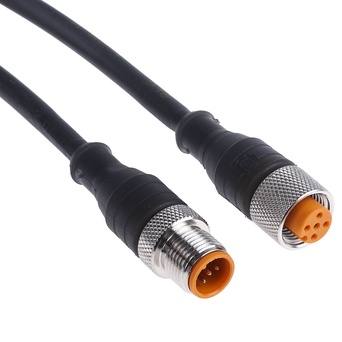 HangTon Sensor Actuator M12 A Coded 4 Pin Male Female Shield Cable