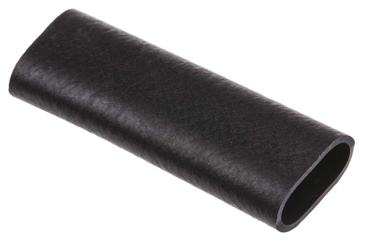 SES Sterling Expandable Chloroprene Black Cable Sleeve, 12mm Diameter, 50mm Length, Helavia Series