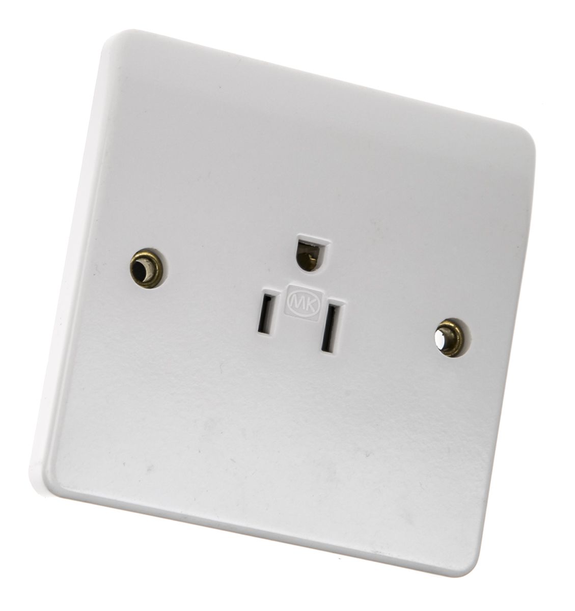 K2251 WHI MK Electric White 1 Gang Plug Socket, 15A, NEMA 515R