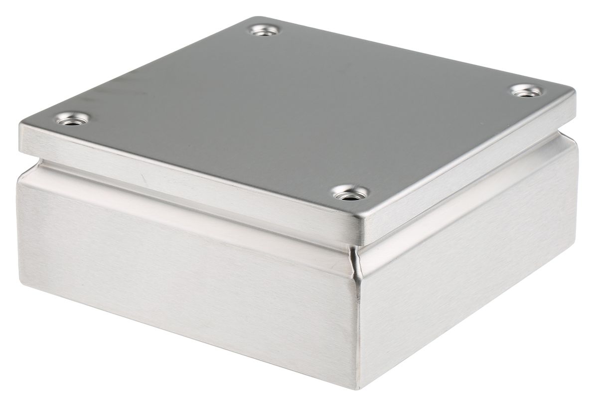 Rittal KL Series 304 Stainless Steel Terminal Box, IP66, 200 mm x 200 mm x 80mm