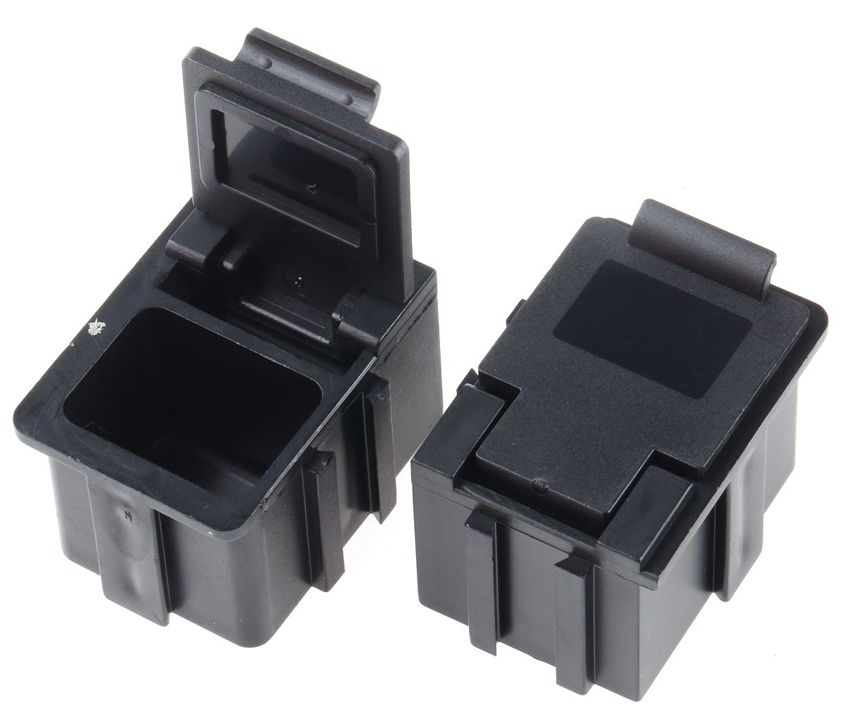 Licefa Black PS Compartment Box, 21mm x 29mm x 22mm
