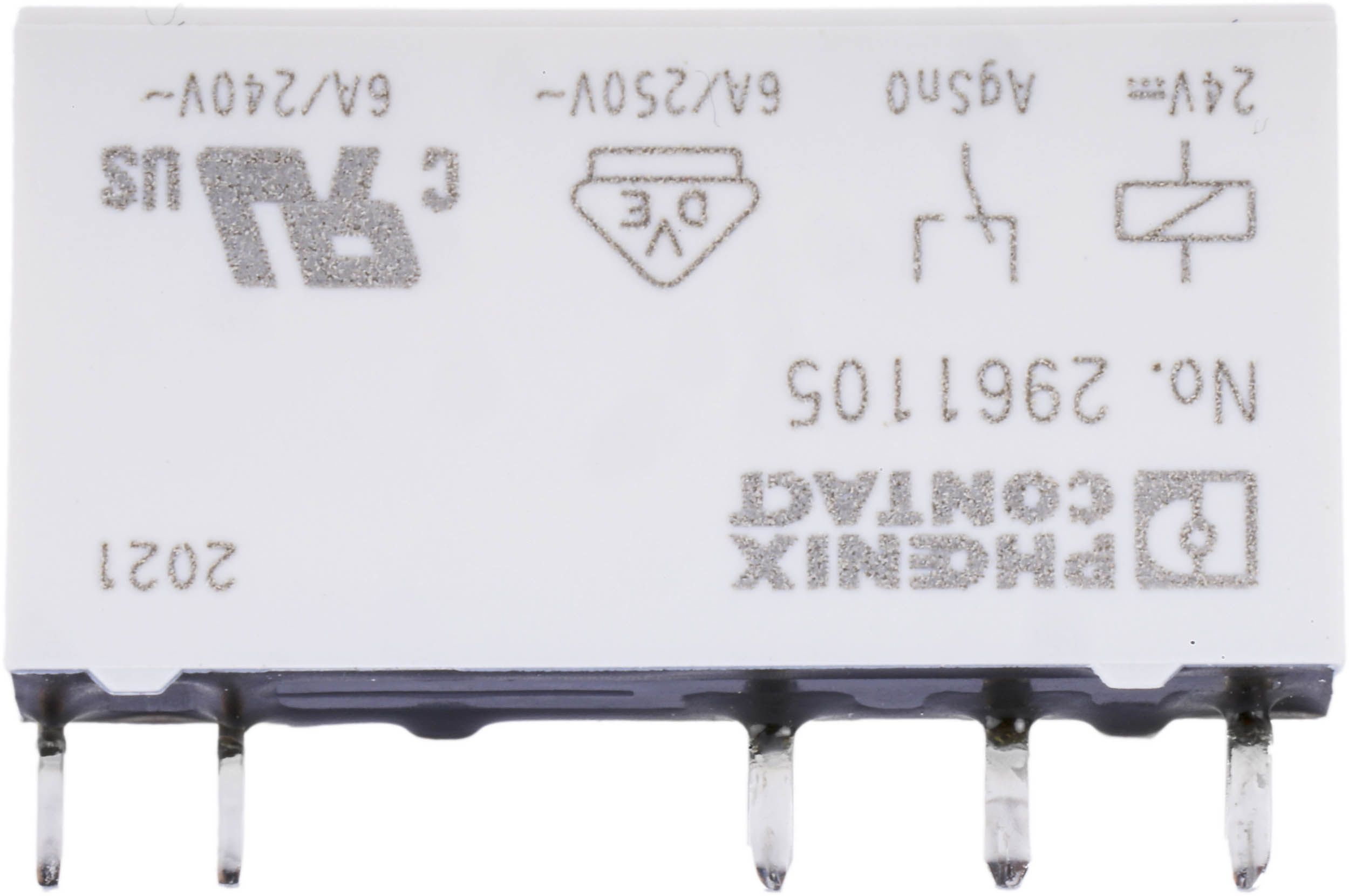 Táprelé SPDT Nyomtatott áramkörre szerelhető, 24V dc REL-MR- 24DC/21