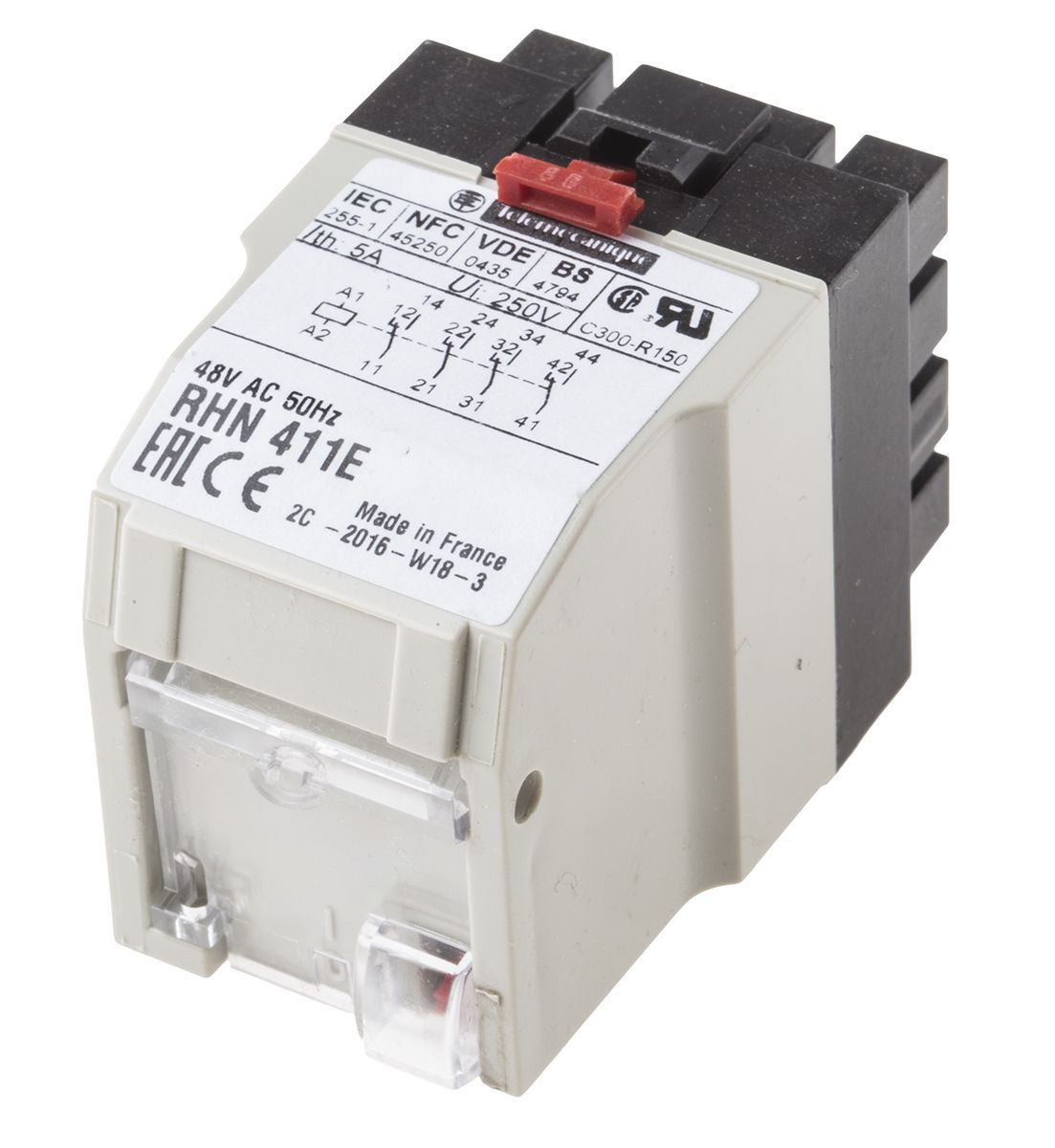 RHN411E Schneider Electric NonLatching Relay, 48V ac Coil, 5A