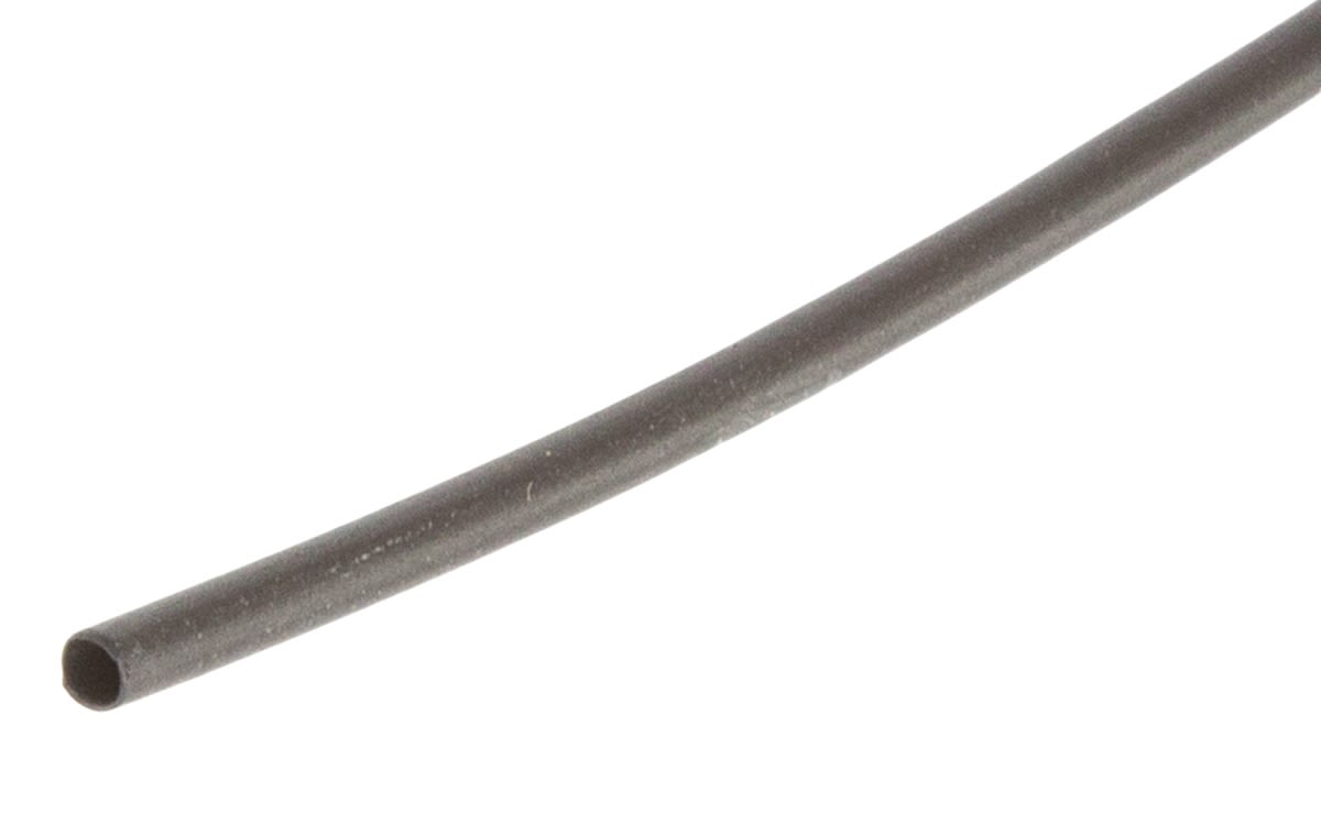 Tubo termorretráctil 3M de Poliolefina Negro, contracción 2:1, Ø 1.6mm, long. 12m