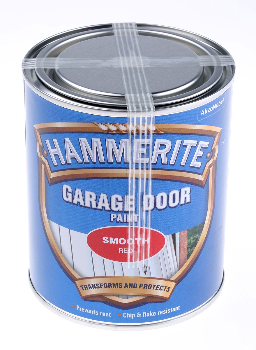 5092852 Hammerite Garage Door Enamel Paint in Gloss Red 750ml RS