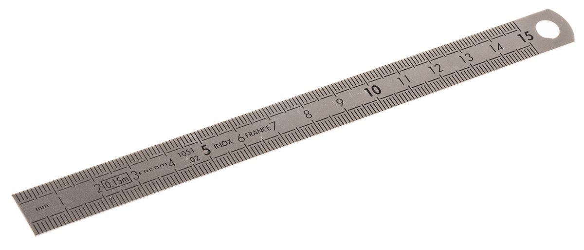 DELA.1051.150 | Facom 150mm Stainless Steel Metric Ruler | RS