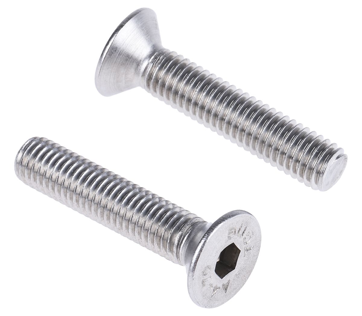 Rs Pro Plain Stainless Steel Hex Socket Countersunk Screw Din M X Mm Rs