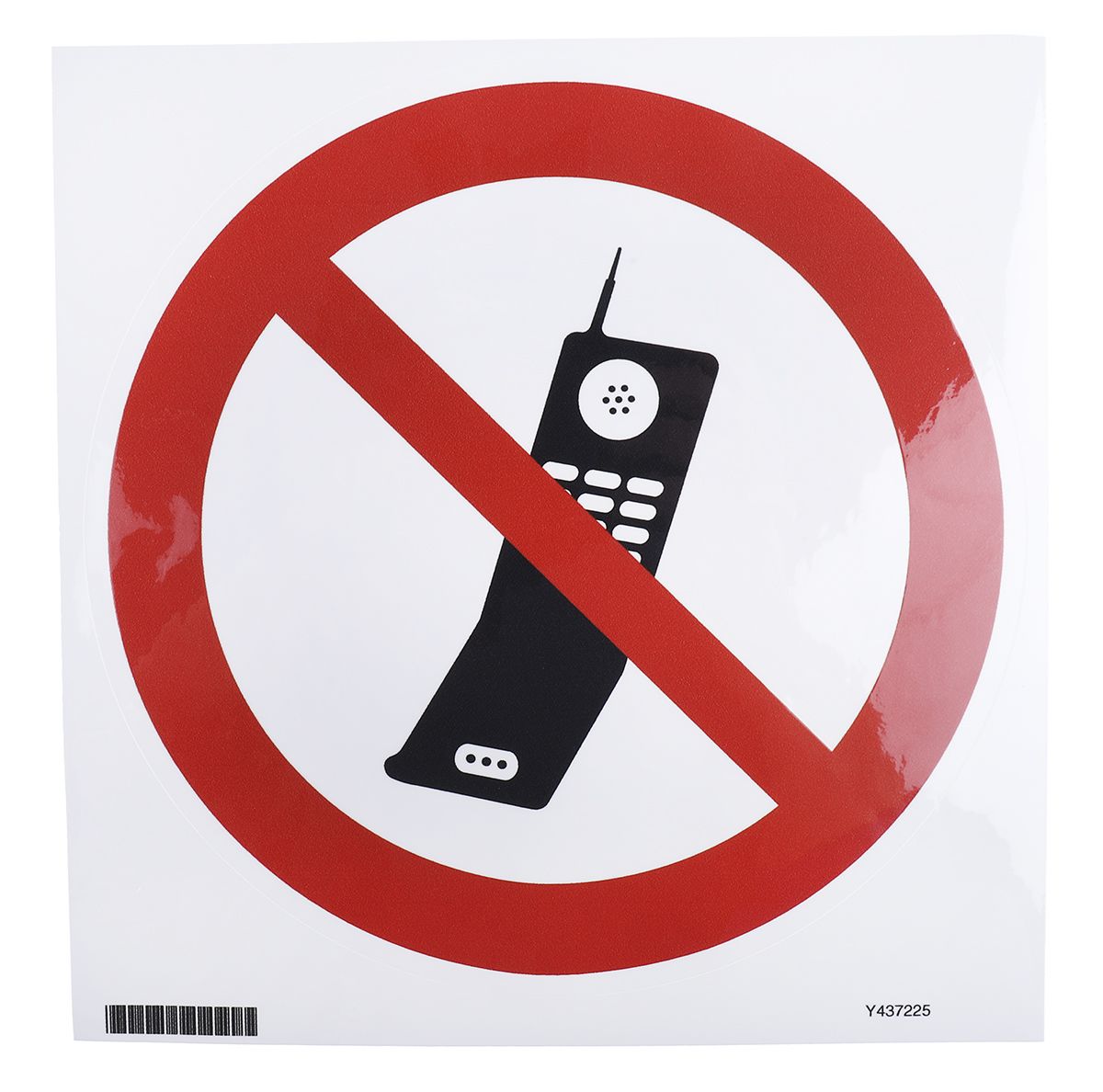 Brady Verbotszeichen, Handy verboten, ø 200mm, selbstklebend