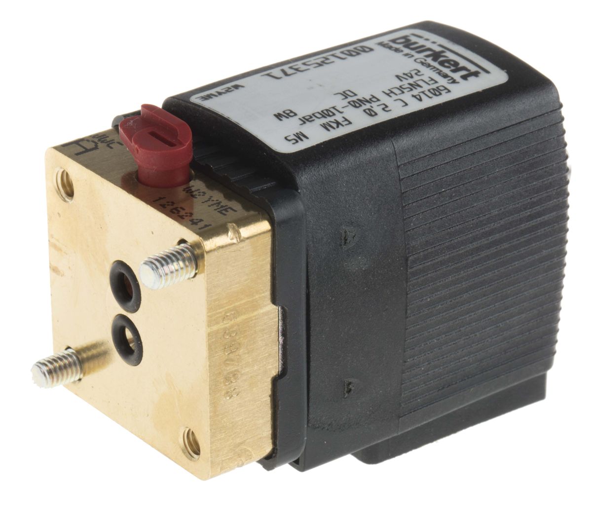 Válvula De Solenoide Burkert 125371 3 Puertos 24 Vdc 18plg Rs 2870