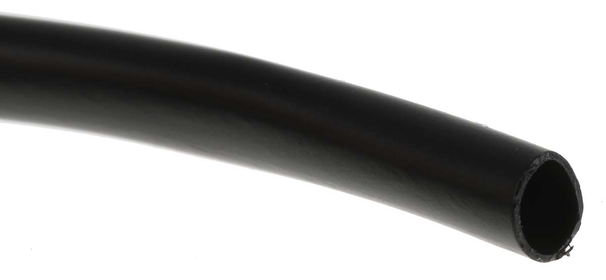 SES Sterling PVC Black Cable Sleeve, 5mm Diameter, 25m Length, Plio-Super Series