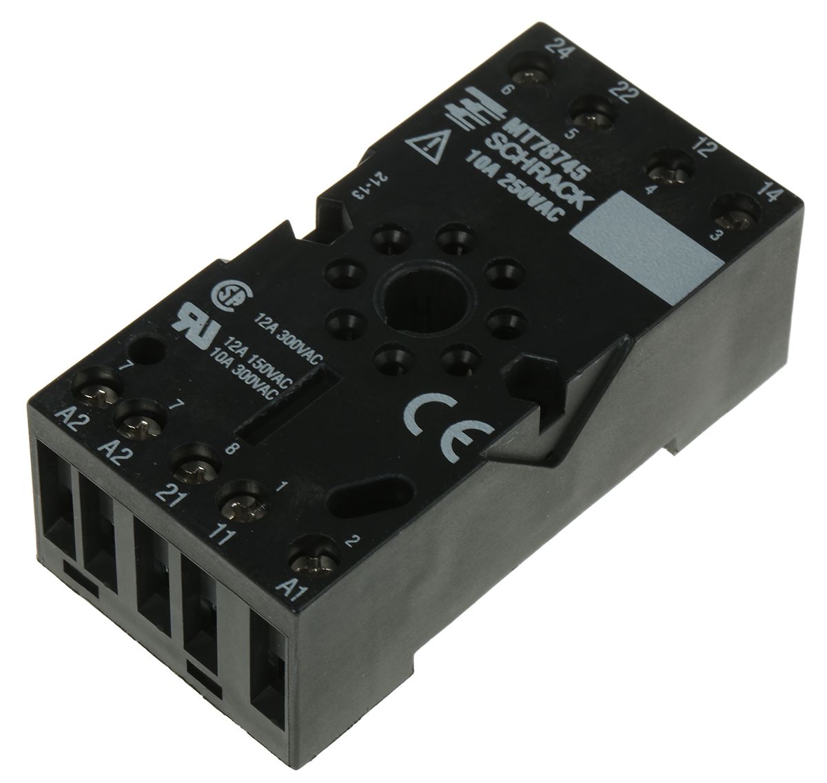 Relay Socket for use with MT Series 240V ac
