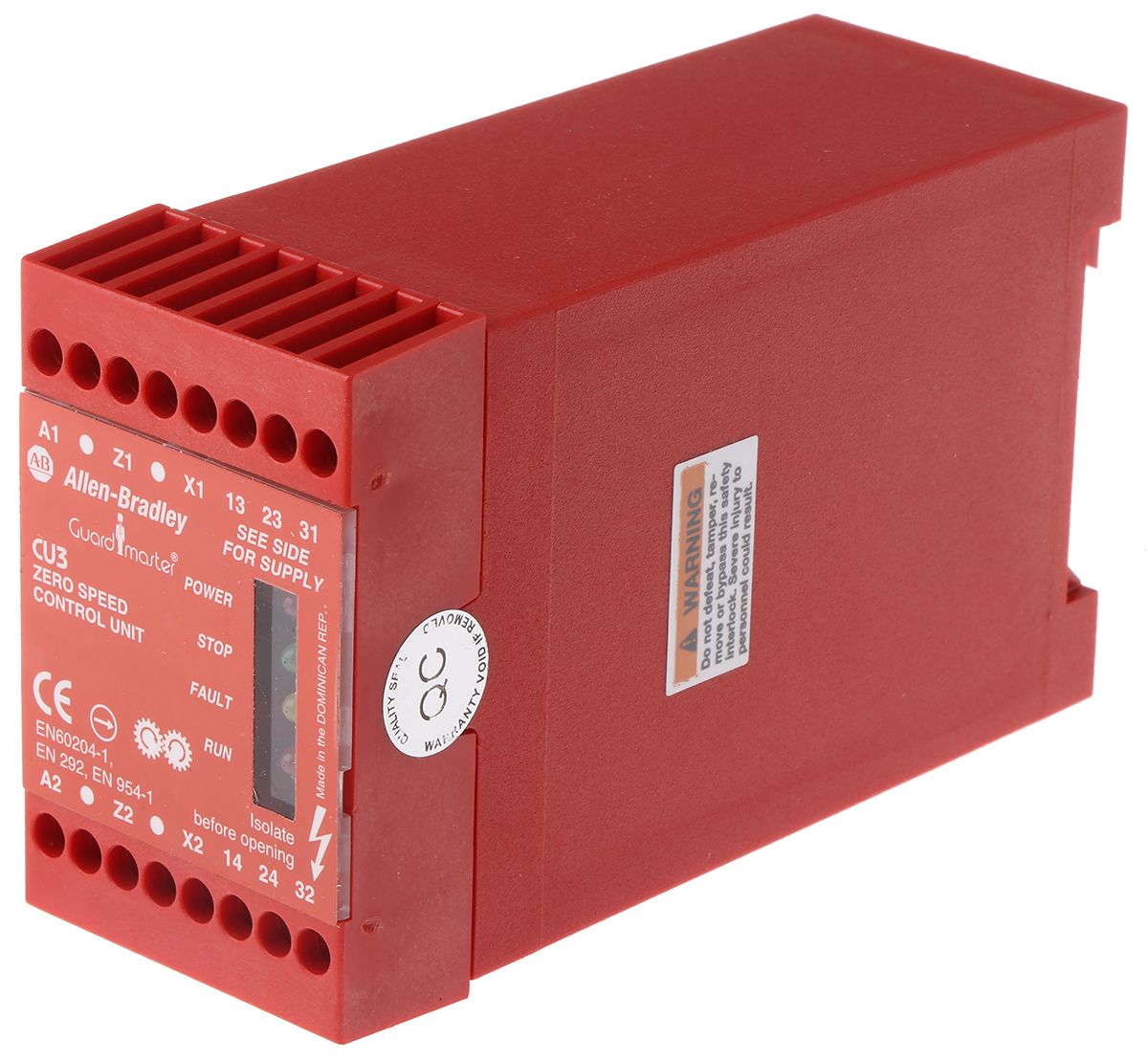 440RS35001 Rockwell Automation CU3 Series Speed/Standstill Monitoring Safety Relay, 24V ac/dc