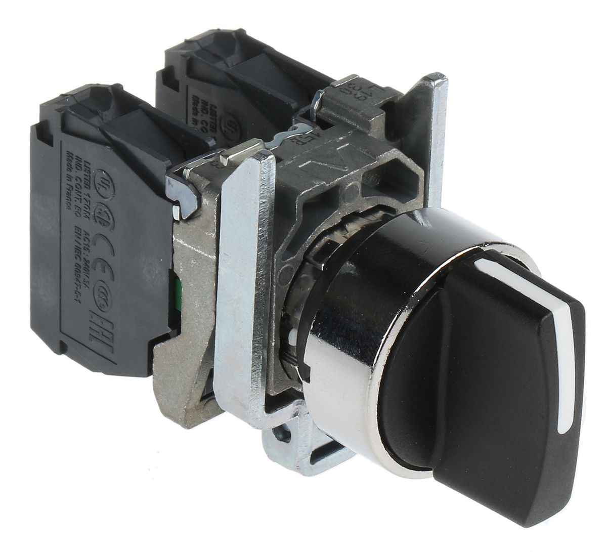 Schneider Electric 3 Position Knob Selector Switch - (2NO)