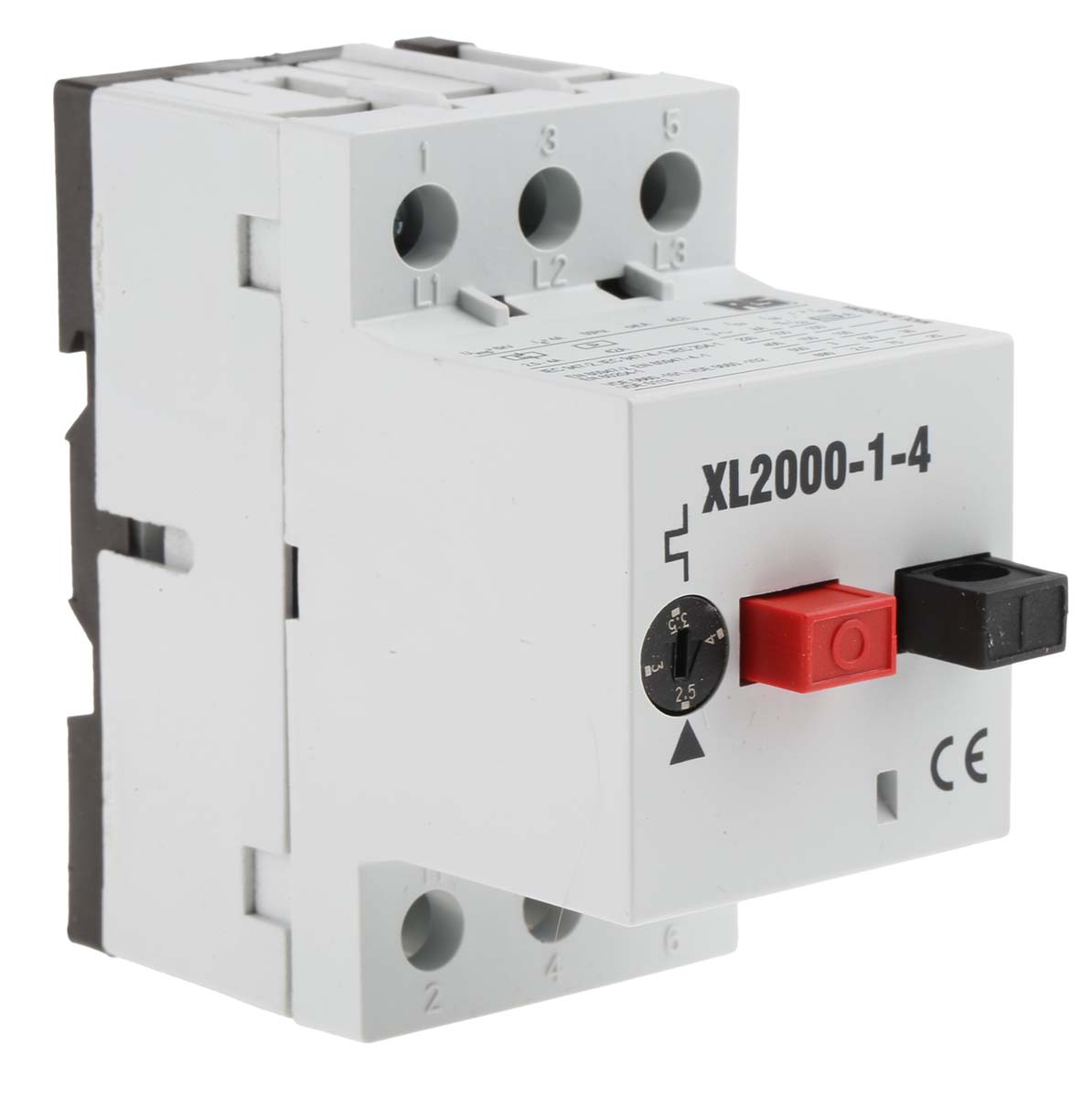 RS PRO 2.4 → 4 A Motor Protection Circuit Breaker