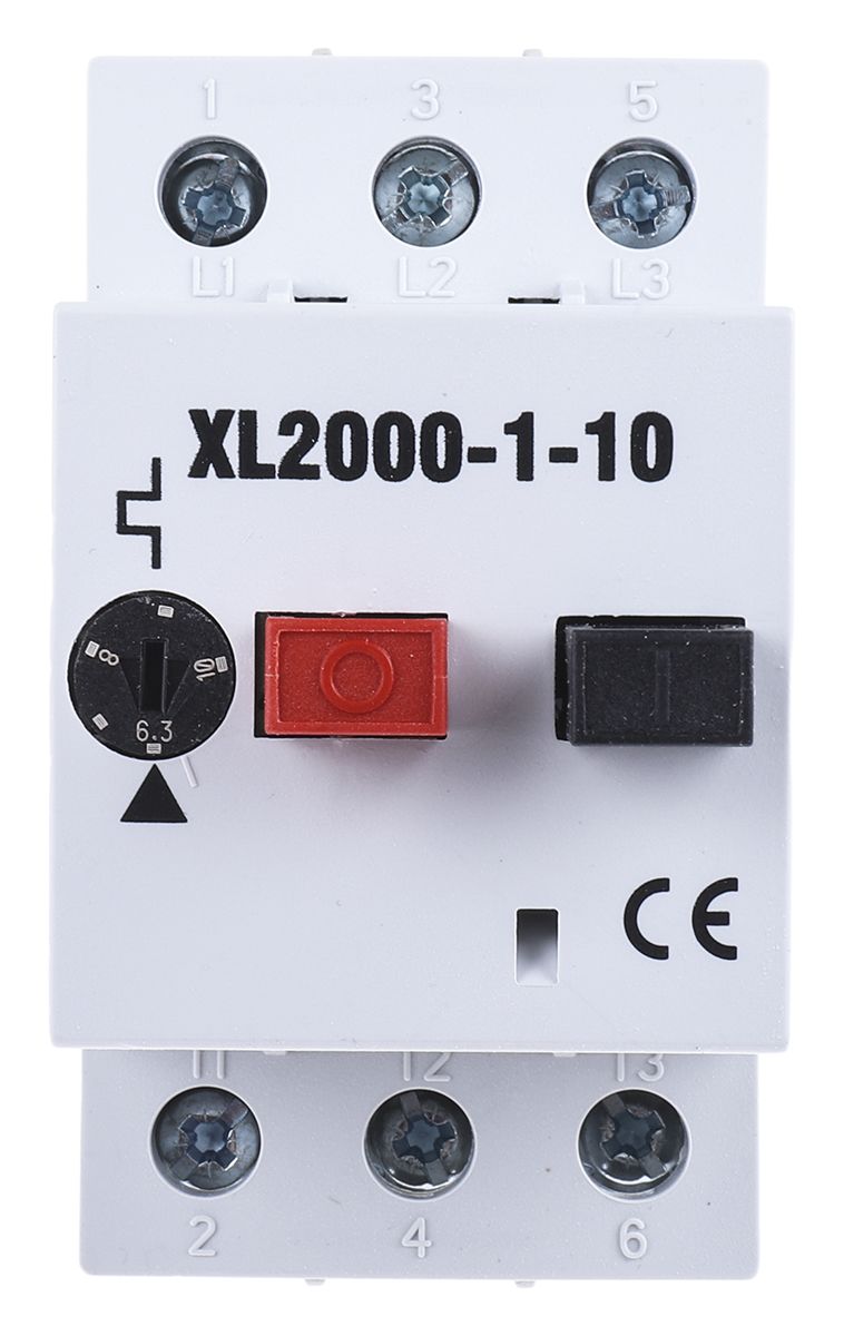 RS PRO 6 → 10 A Motor Protection Circuit Breaker