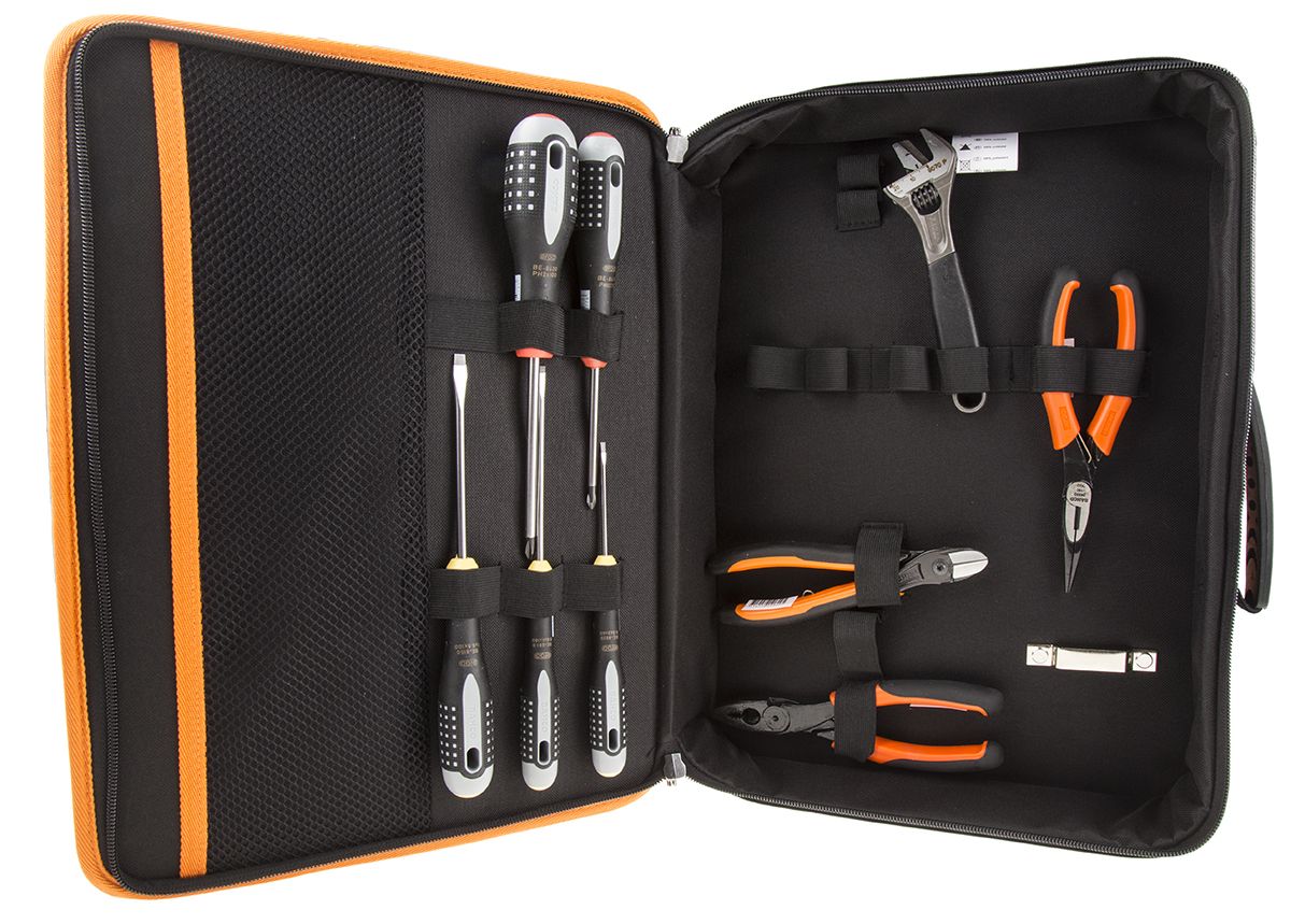 Bahco 9 Piece Electricians Tool Kit with Pouch
