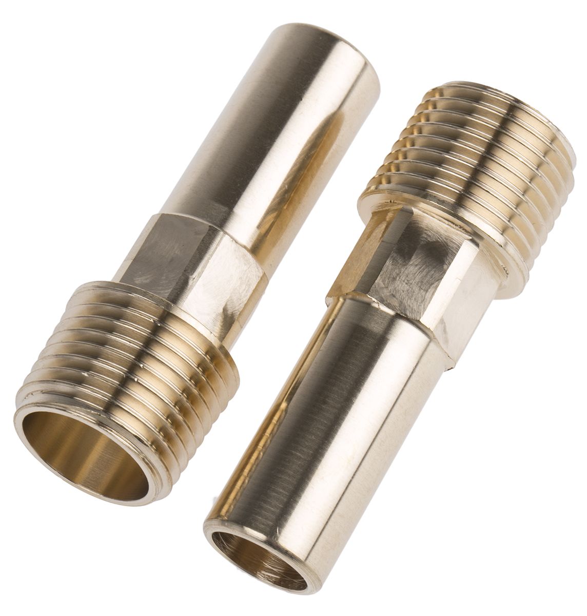 JG Speedfit Brass Pipe Fitting, Straight Push Fit Stem Adapter, Male R 1/2in 15mm