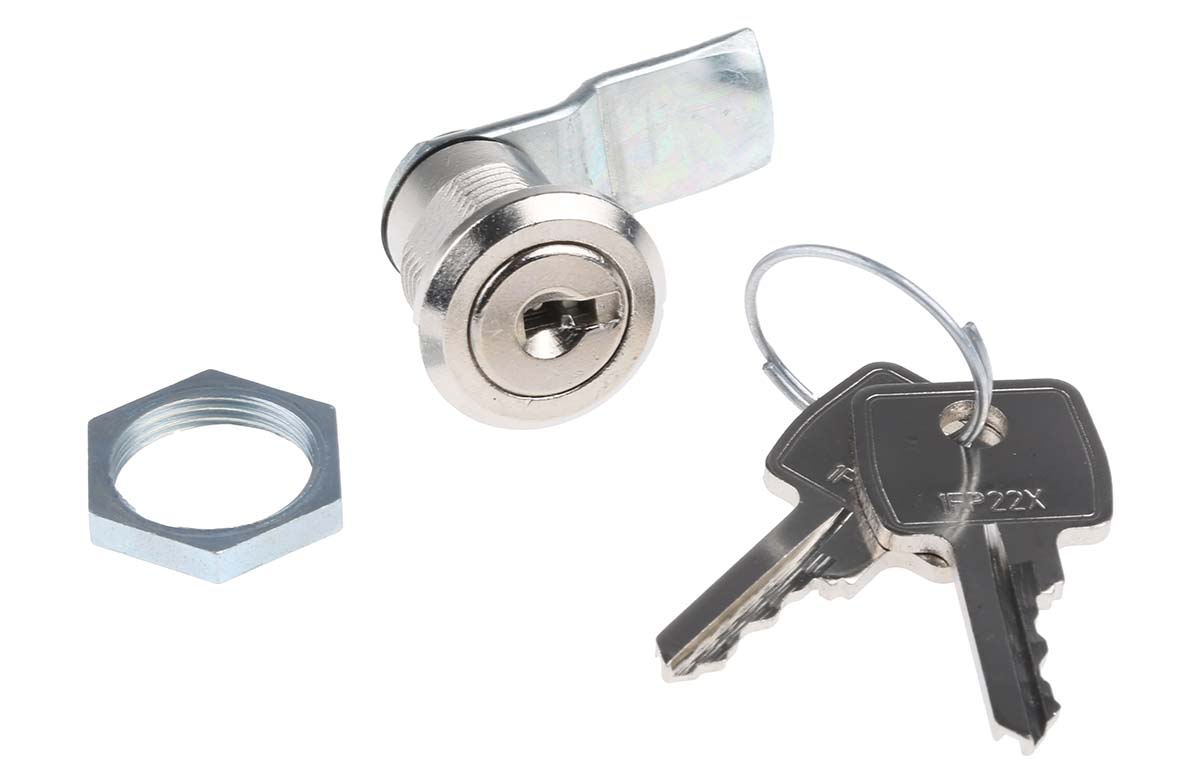 Zámková vložka, Klíč, výřez v panelu: 16.3 x 14.1mm Euro-Locks a Lowe & Fletcher group Company