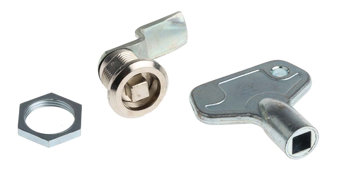 Zámková vložka, Klíč, výřez v panelu: 16.3 x 14.1mm Euro-Locks a Lowe & Fletcher group Company