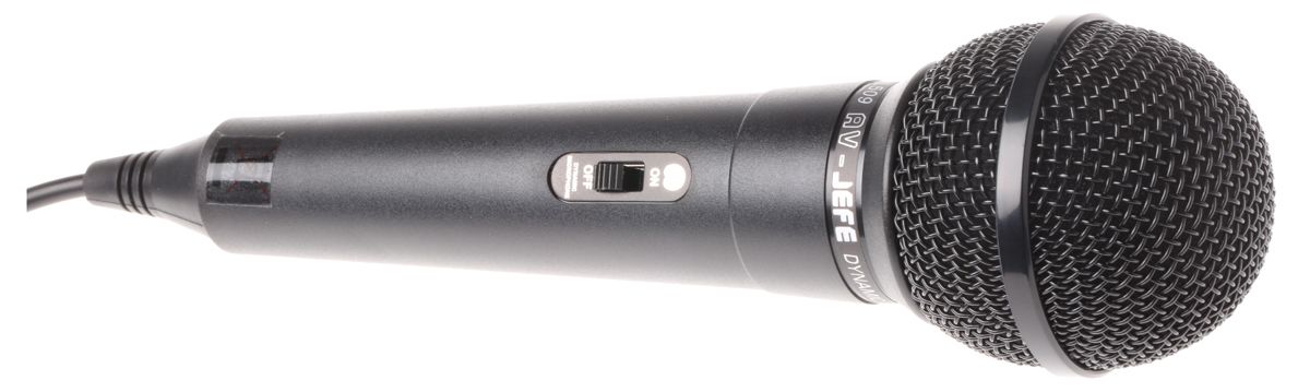 RS PRO Wired Hand Held Microphone, 70 Hz → 14 kHz