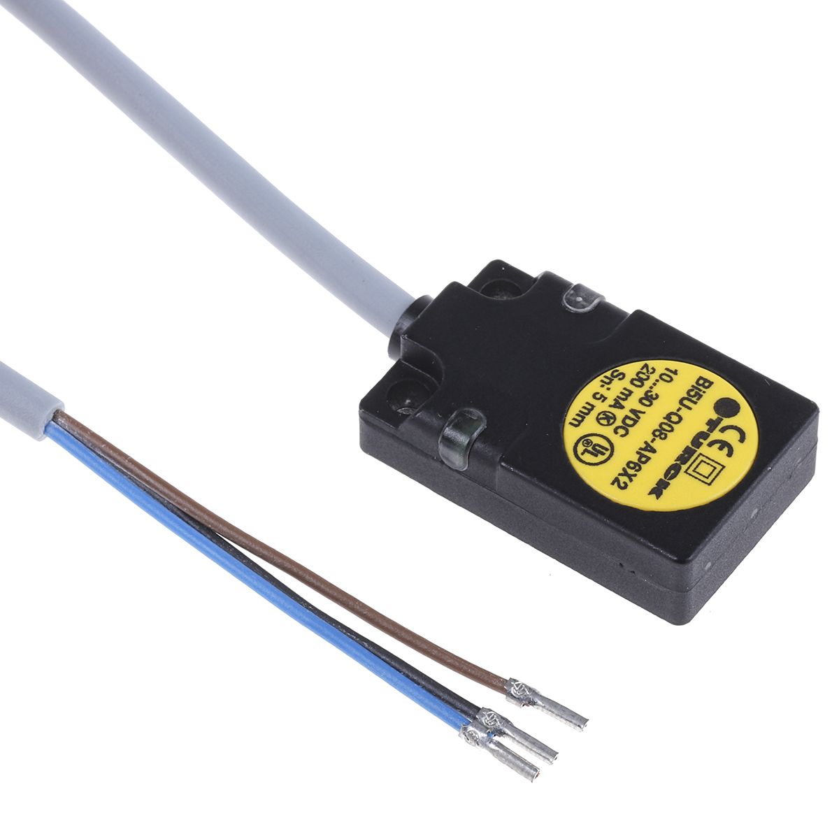 BI5U-Q08-AP6X2 | Turck Inductive Block-Style Proximity Sensor, 5 mm ...