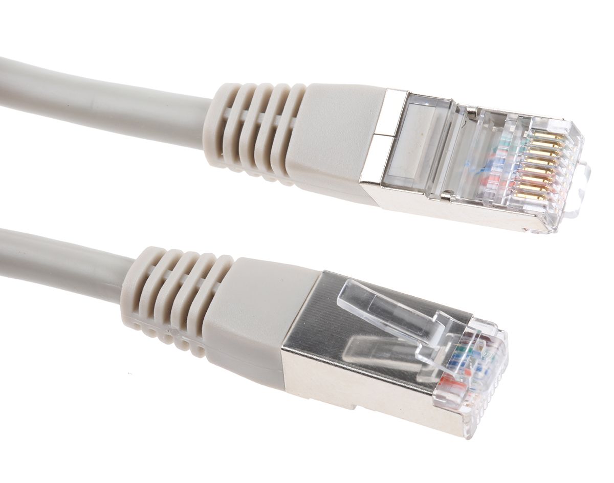SPE190720 Decelect Cat5 Cable, RJ45 to RJ45, F/UTP Shield