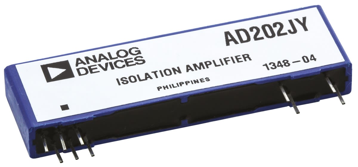Analog Devices アイソレーションアンプ 単一電源 スルーホール AD202JY RS