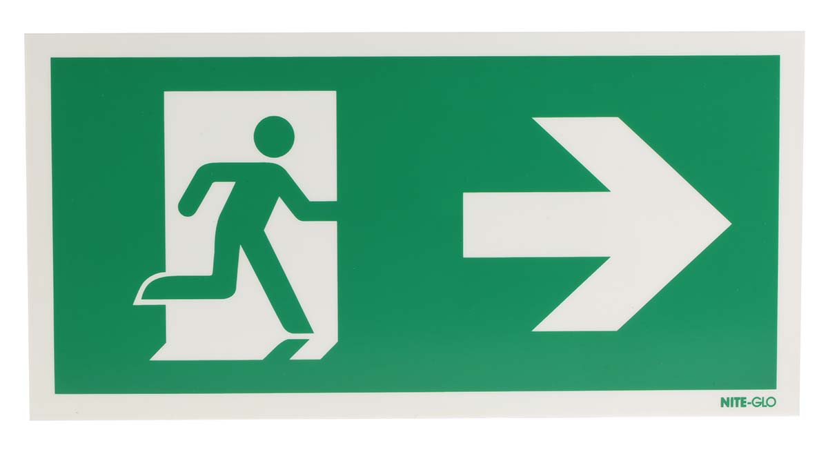 non maintained emergency exit sign