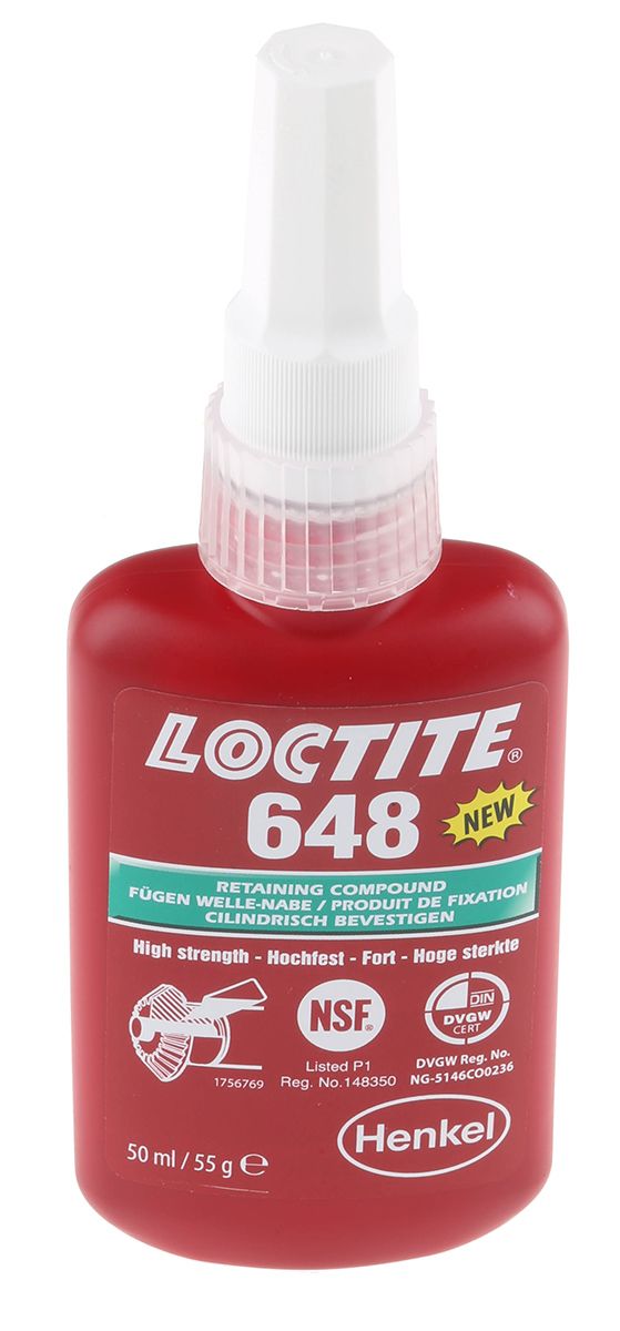 LOCTITE® 648 Loctite Green High Strength, Retaining Compound Liquid