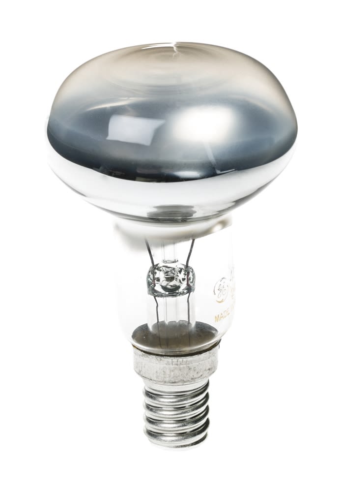 31615 40 W GE GLS Incandescent Light Bulb, SES/E14, 240 V Reflector RS