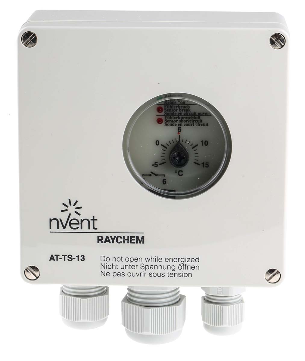 nVent RAYCHEM Trace Heating Thermostat, -5 → +15 °C