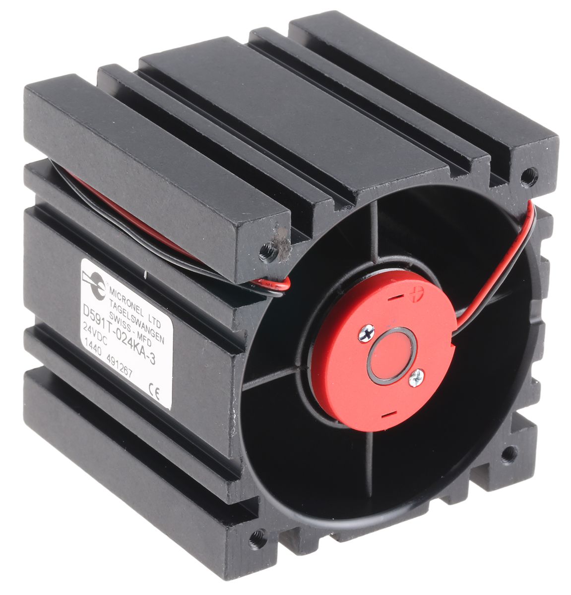 D591T-024KA-3 | Micronel D590T Series Axial Fan, 24 V Dc, DC Operation ...