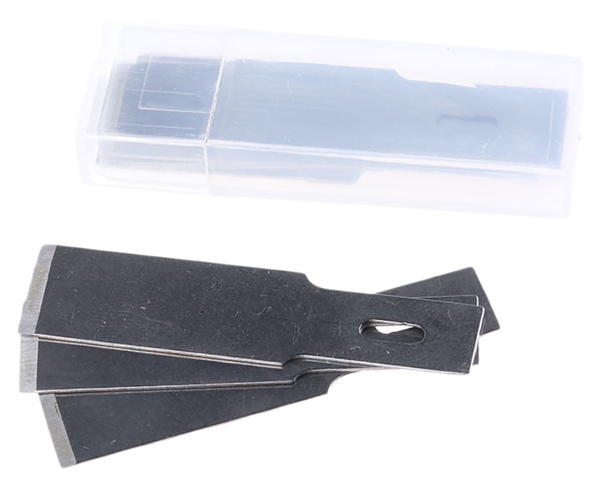 RS PRO Flat Safety Knife Blade, 100 per Package RS