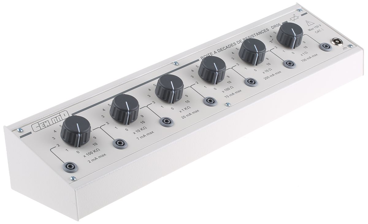 DR 06 ELC Resistance Decade Box, Resistance Resolution 1Ω, Absolute