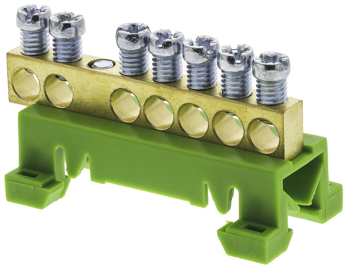 1SNA356101R0200 Entrelec, DBTI Earth Bar for use with for use with Terminal Blocks RS