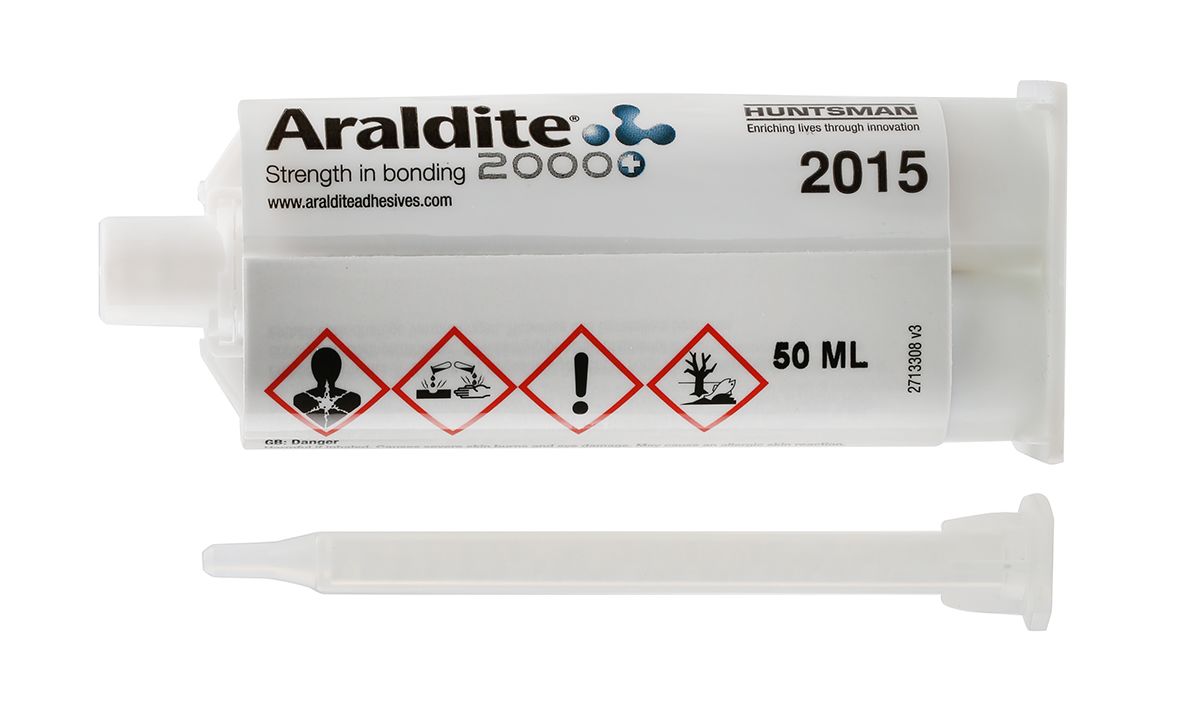 Araldite 2015 Beige 50 ml Epoxy Adhesive Dual Cartridge for Various Materials