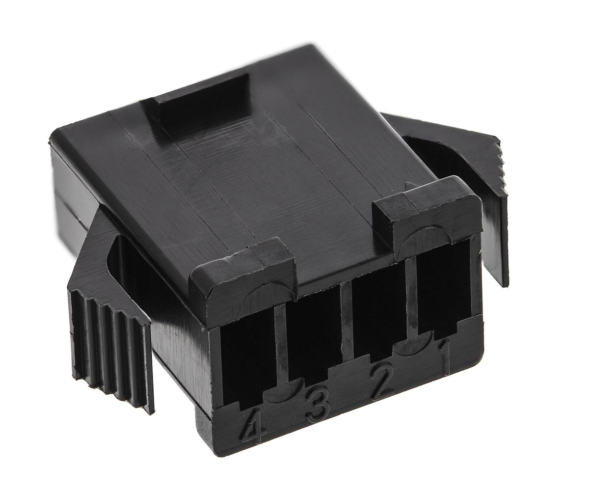 SMP04VBC JST Steckverbinder 4polig / 1reihig, Stecker gerade RS