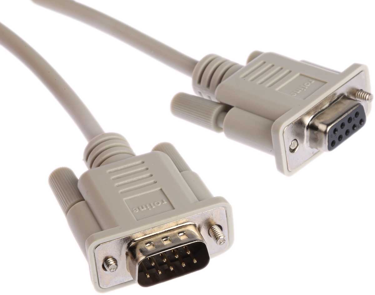 Roline 10m 9 pin D-sub to 9 pin D-sub Serial Cable