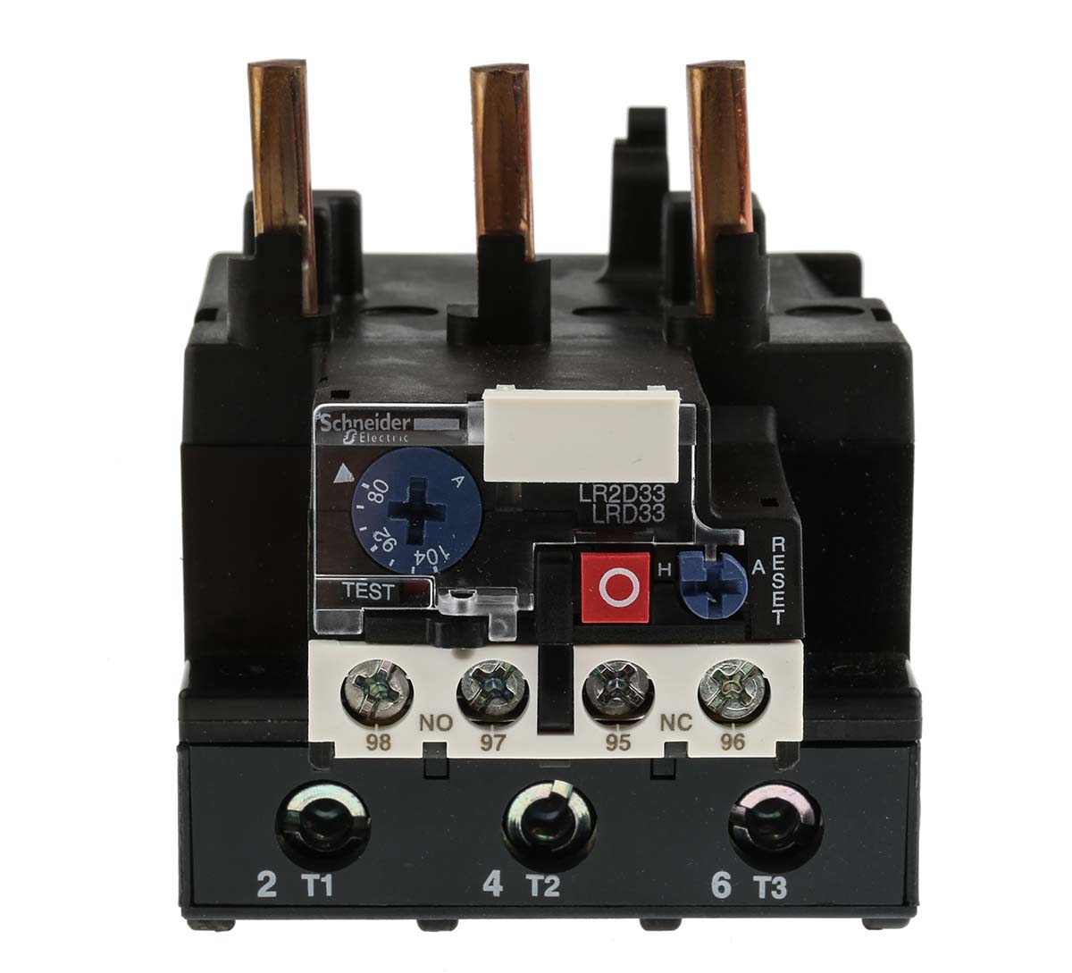 Schneider Electric Thermal Overload Relay - 1NO + 1NC, 80 → 104 A F.L.C, 104 A Contact Rating, 3P, TeSys