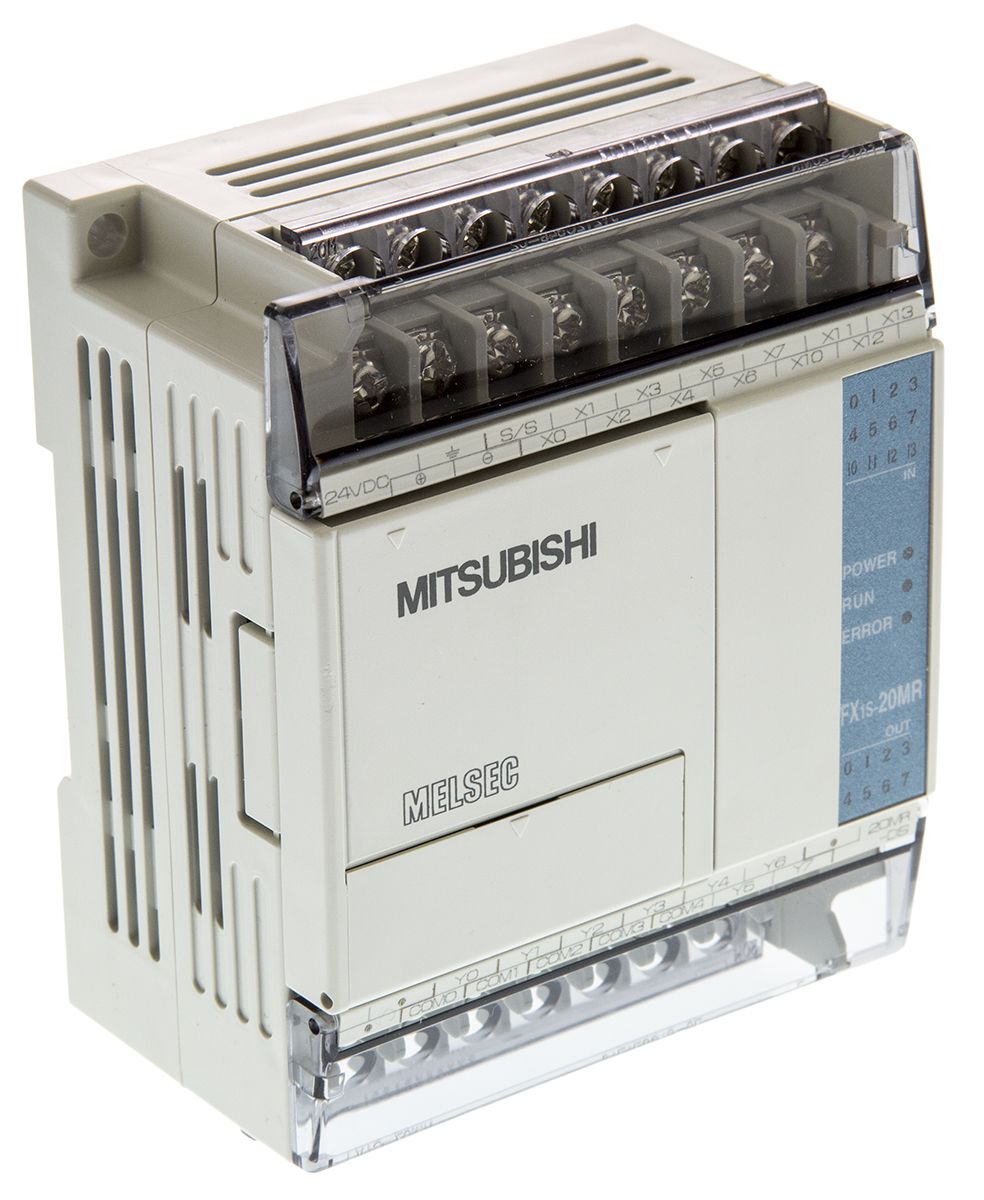 FX1S-20MR-DS | Mitsubishi FX1S PLC CPU - 12 (Digital) Inputs, 8 (Relay ...