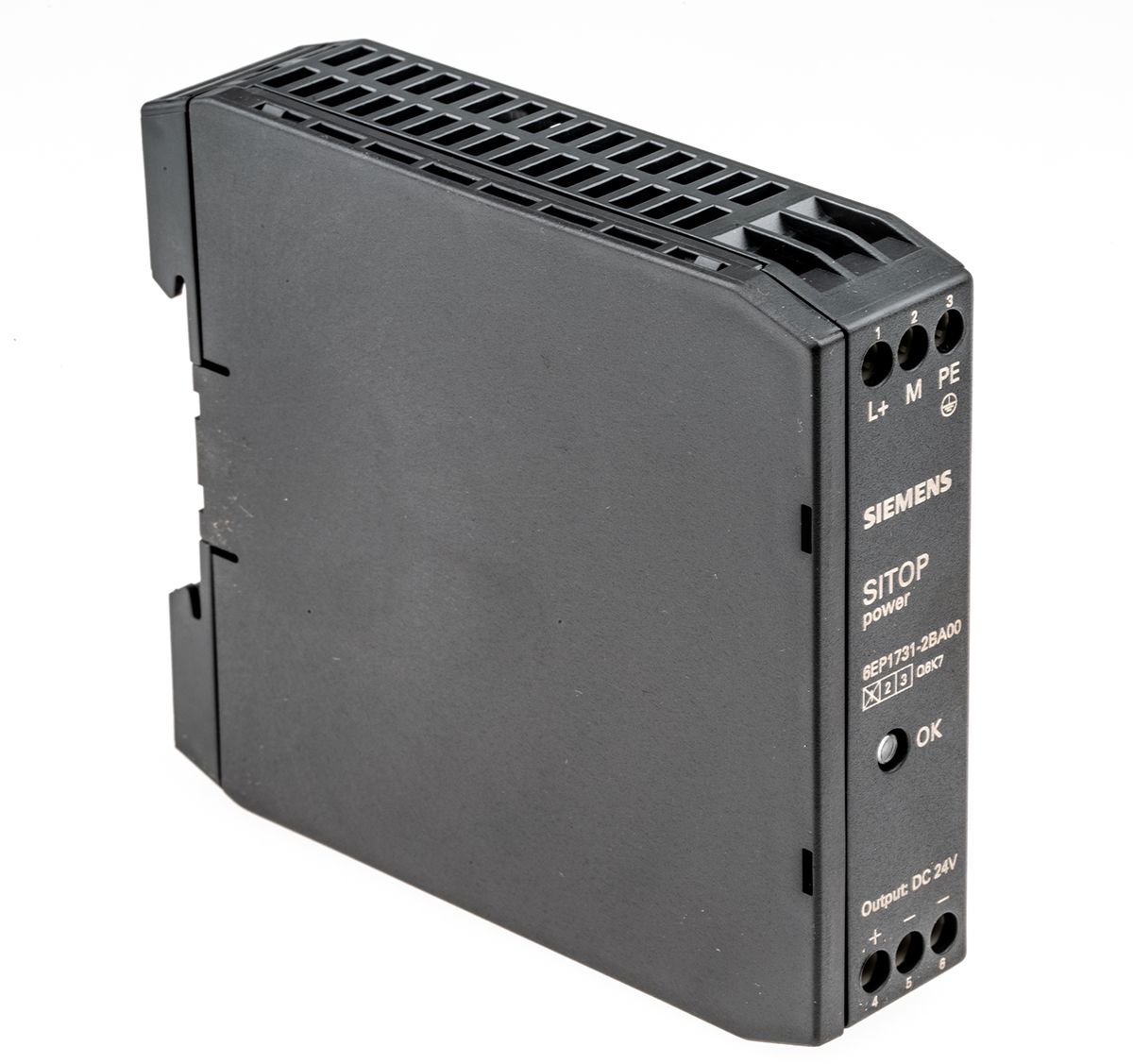 Siemens SITOP POWER Switch Mode DIN Rail Power Supply 30 → 187V ac Input, 24V dc Output, 370mA 9W