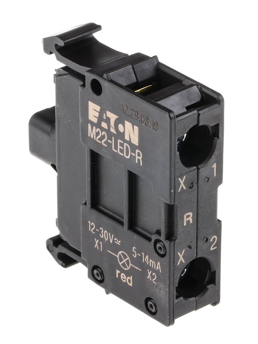 216558 M22LEDR Eaton M22 Series Light Block, 12 → 30V ac/dc RS