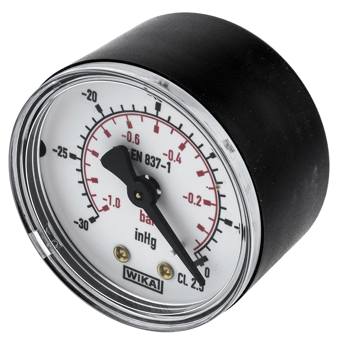WIKA Dial Pressure Gauge 0bar, 7203736, -1bar min.