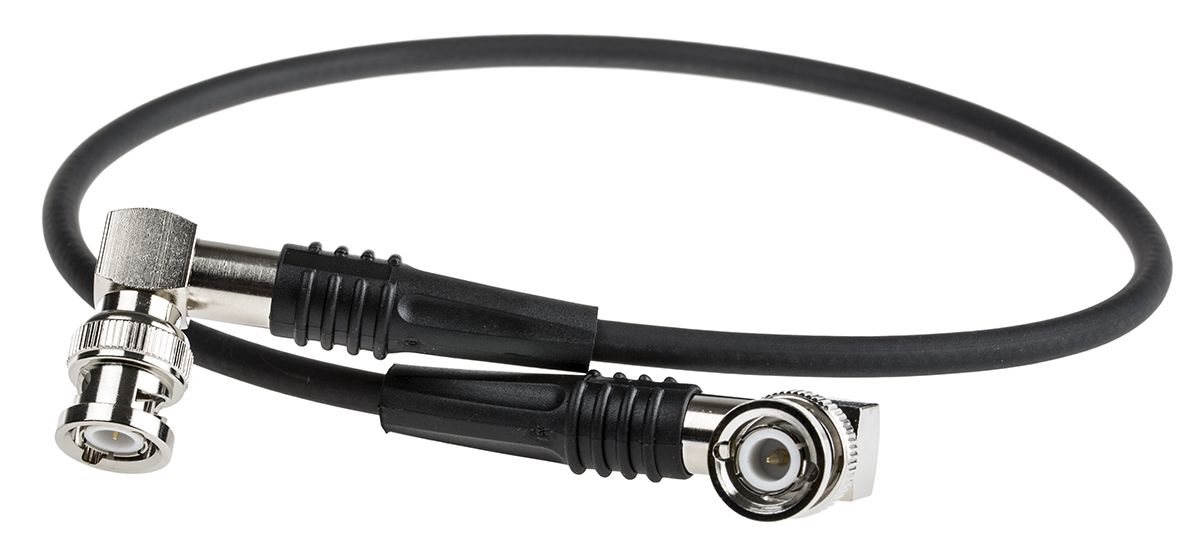 TE Connectivity Male BNC to Male BNC Coaxial Cable, RG58, 50 Ω, 500mm