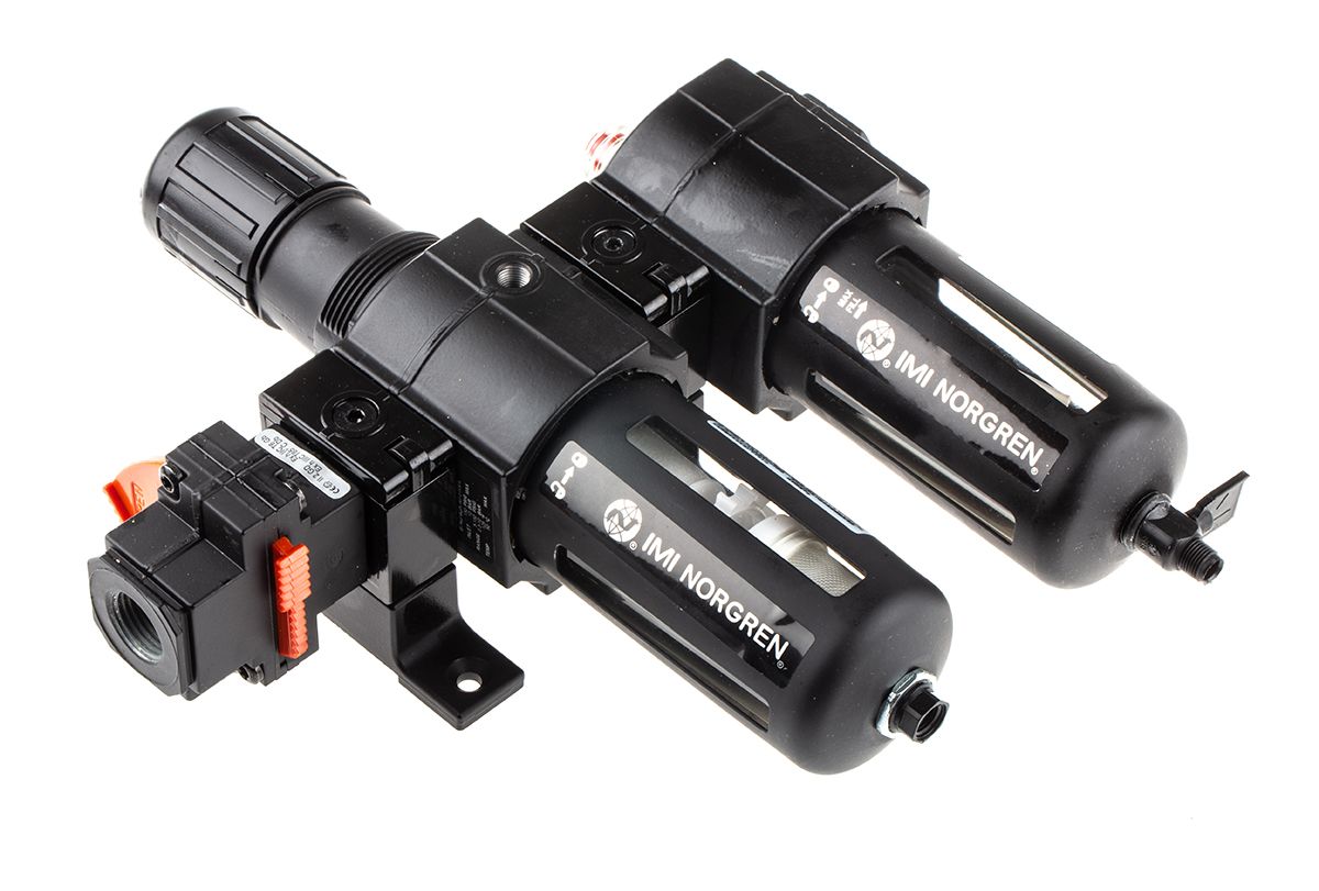 BL74401G G 1/2 FRL, Automatic Drain, 40μm Filtration Size