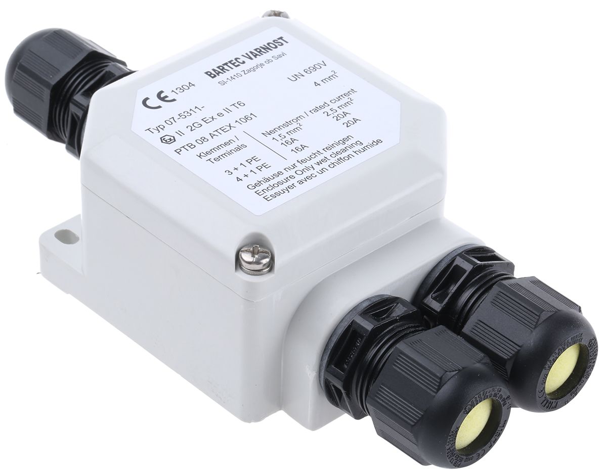 0753112320/FF00 Bartec Junction Box, IP65, ATEX RS