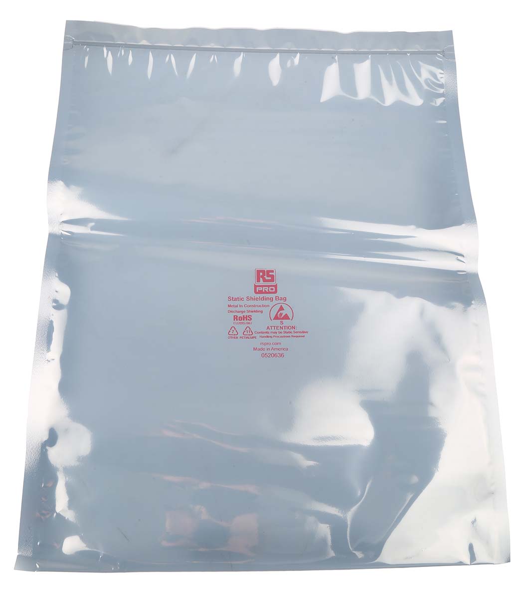 RS PRO Static Shielding Bag 305mm(W)x 406mm(L)
