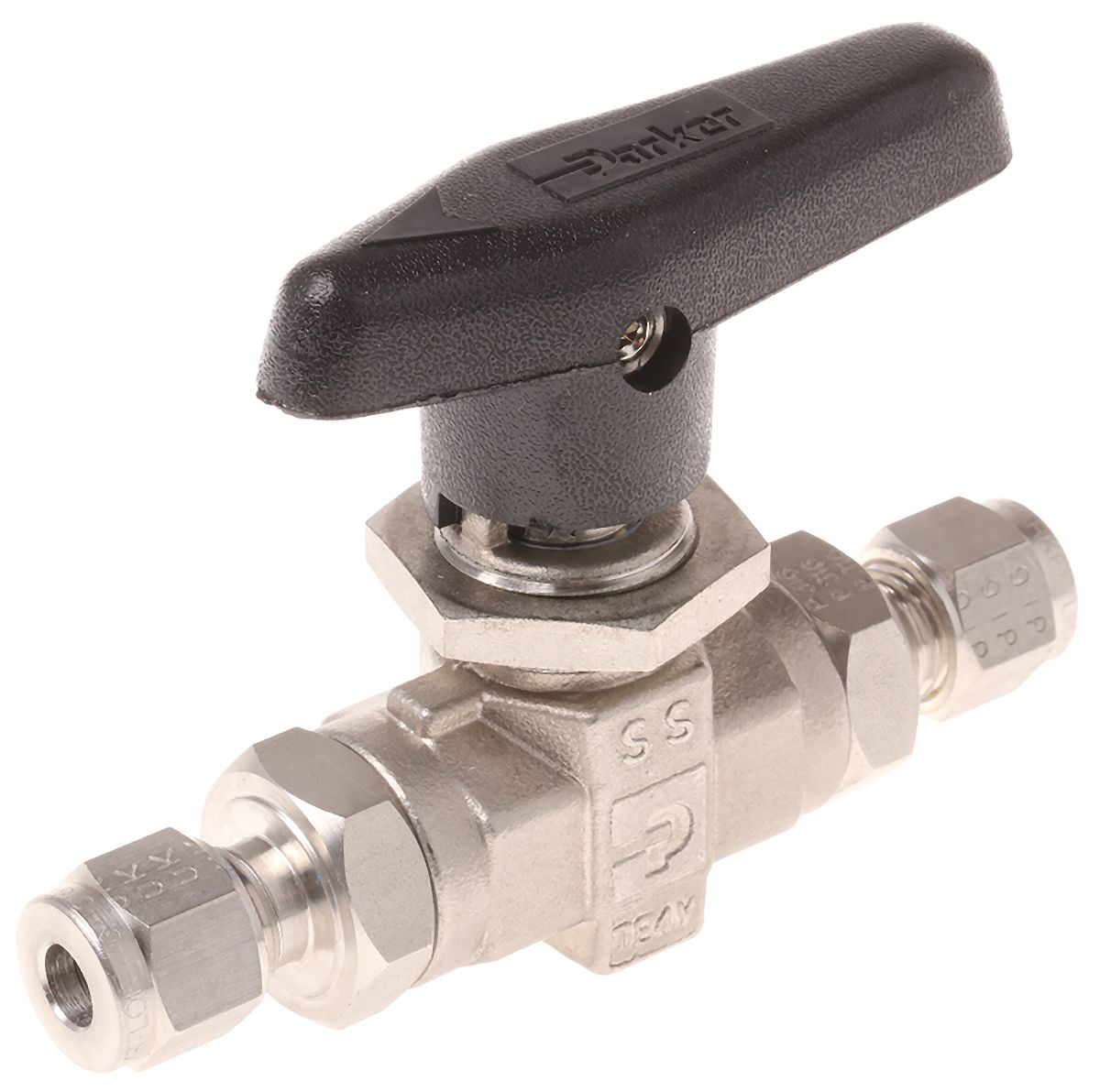 Parker Stainless Steel 2 Way, Ball Valve, 6mm