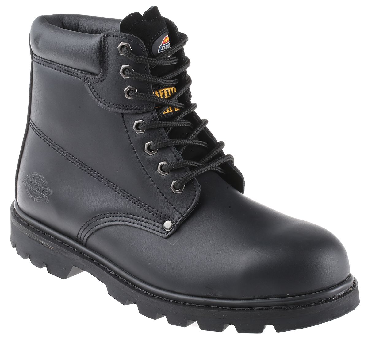 FA23200 BK 10 | Dickies Cleveland Black Steel Toe Capped Mens Safety ...